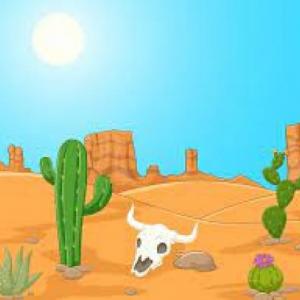 Imagen de portada del videojuego educativo: El desierto, de la temática Medio ambiente