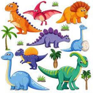 Imagen de portada del videojuego educativo: Dinosaurios, de la temática Ciencias