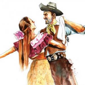 Imagen de portada del videojuego educativo: A jugar con las danzas tradicionales , de la temática Costumbres