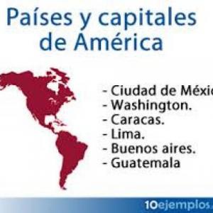CAPITALES DE AMÉRICA