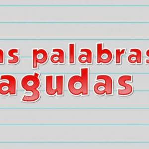 Buscando la palabra aguda