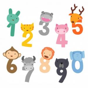 Contemos animales del 1 al 5