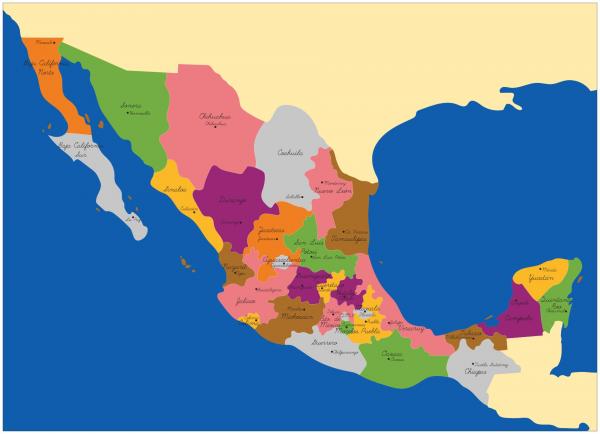 Geografía: ¡ESTADOS DE LA REPUBLICA MEXICANA! -