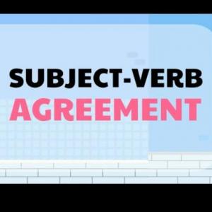 Subject/Verb