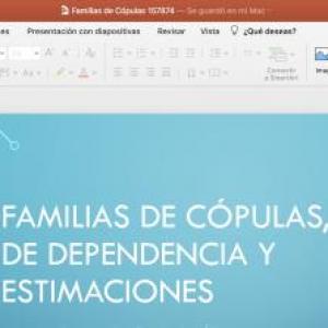 Familias de Cópulas