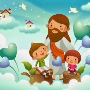 Imagen de portada del videojuego educativo: Conociendo a Jesús, de la temática Religión