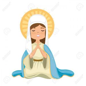 Imagen de portada del videojuego educativo: Orar con María, de la temática Religión