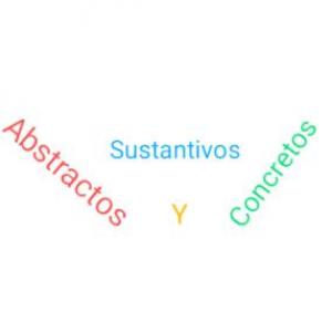 Imagen de portada del videojuego educativo: Sustantivos abstractos y concretos, de la temática Lengua