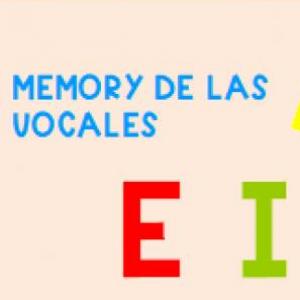 Memory- Las vocales