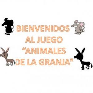 Imagen de portada del videojuego educativo: ANIMALES DE LA GRANJA, de la temática Lengua