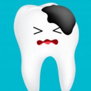 Imagen de portada del videojuego educativo: -caries y más caries-, de la temática Salud
