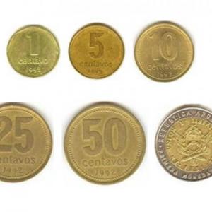 Monedas y números con coma