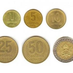 Monedas y números con coma