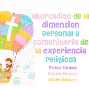 ahorcadito de la dimensión personal y comunitaria de la experiencia religiosa
