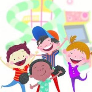 Imagen de portada del videojuego educativo: Festejando la amistad juntos, de la temática Sociales