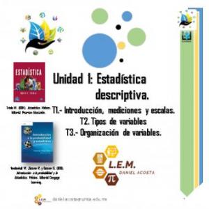 VARIABLES Y DATOS ESTADÍSTICOS