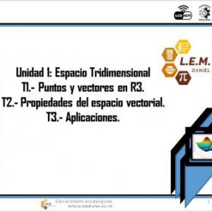 CONCEPTOS DE LA UNIDAD 1 (CÁLCULO VECTORIAL)