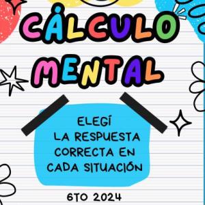CÁLCULO MENTAL PARTE III