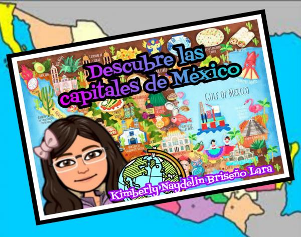 Imagen de portada del videojuego educativo: Capitales de la República Mexicana , de la temática Geografía