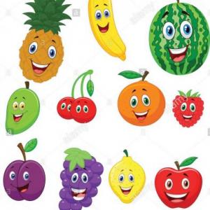 Imagen de portada del videojuego educativo: Frutas iguales, de la temática Alimentación