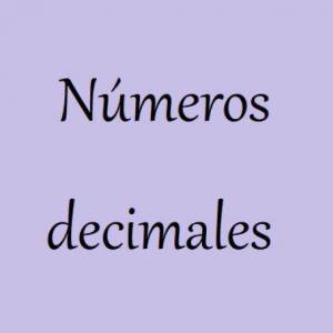 Números decimales