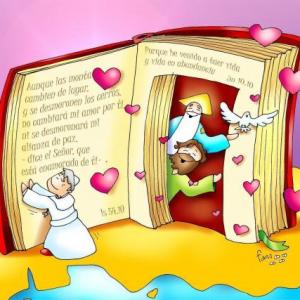Imagen de portada del videojuego educativo: Jesús y sus amigos, de la temática Religión