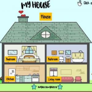 Imagen de portada del videojuego educativo: My house, de la temática Idiomas