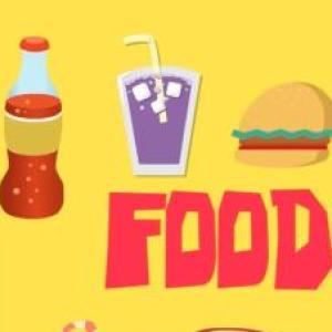 Imagen de portada del videojuego educativo: Food and drink (vocabulary), de la temática Idiomas