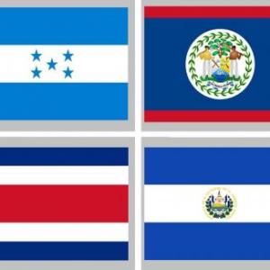 Imagen de portada del videojuego educativo: Banderas de Centroamérica (4to), de la temática Sociales