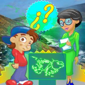 Imagen de portada del videojuego educativo: Islas Malvinas: ¿Cuánto sabes de su geografía? , de la temática Geografía