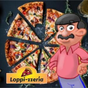 Imagen de portada del videojuego educativo: Loppi-zzería, de la temática Marcas