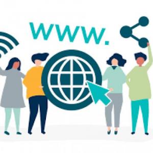 Imagen de portada del videojuego educativo: WORLD WIDE WEB, de la temática Informática