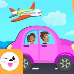 Imagen de portada del videojuego educativo: Medios de transportes, de la temática Viajes y turismo
