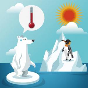 Imagen de portada del videojuego educativo: Trivia: Calentamiento global, de la temática Medio ambiente