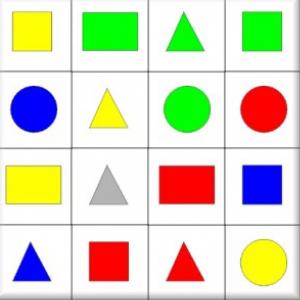 MEMOTEST DE FIGURAS GEOMÉTRICAS 