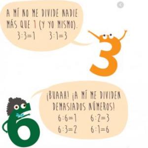 Imagen de portada del videojuego educativo: Números primos y compuestos.Factorización, de la temática Matemáticas