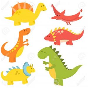 Imagen de portada del videojuego educativo: Memorama de dinosaurios, de la temática Geografía
