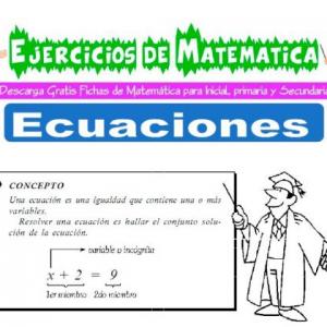 Ecuaciones de primer Grado