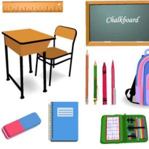 SCHOOL OBJECTS 