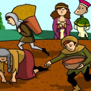 Imagen de portada del videojuego educativo: Edad Media: Feudalismo, de la temática Historia