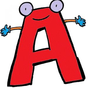 La letra "a"