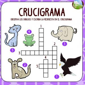 Crucigrama Animaes