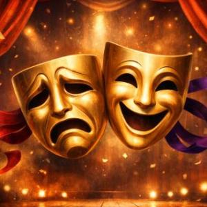 Portada del juego Ahorcado sobre el origen del teatro – Artes