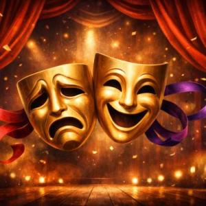 Portada del juego Ahorcado sobre el origen del teatro – Cultura general