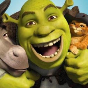 Imagen de portada del videojuego educativo: Juego sobre Shrek, de la temática Cine-TV-Teatro