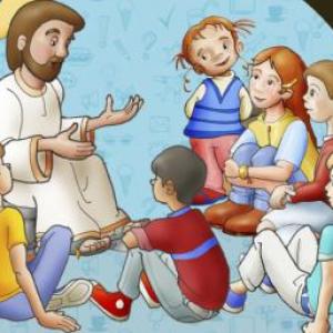 Imagen de portada del videojuego educativo: Jesús nos habla a través de parábolas, de la temática Religión