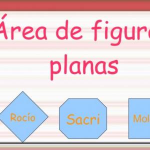 Área de las figuras plana