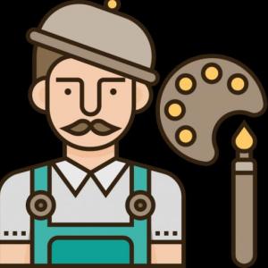 Imagen de portada del videojuego educativo: géneros y pintores, de la temática Artes
