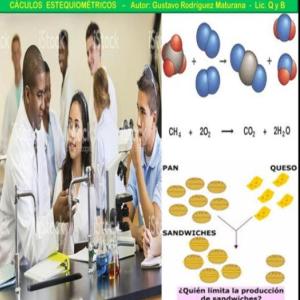 Imagen de portada del videojuego educativo: Cálculos estequiométricos 2, de la temática Química