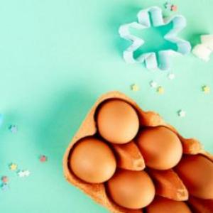 Imagen de portada del videojuego educativo: Huevos en la cocina, de la temática Matemáticas